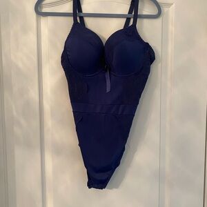 Chic Navy Women's Shapewear Bodysuit